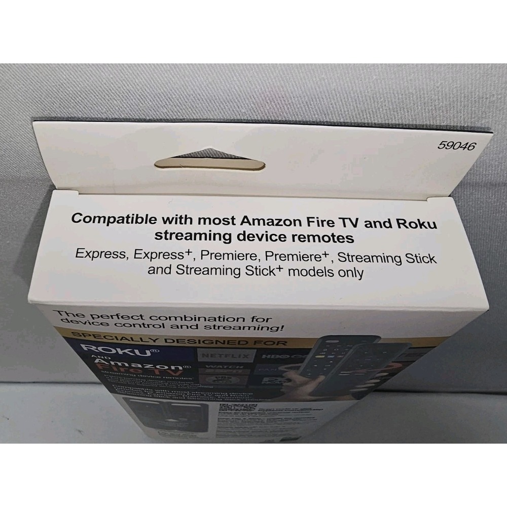 GE 59046 4-Device Universal Remote Control with Roku or Fire‎ TV Compartment - Picture 4 of 4